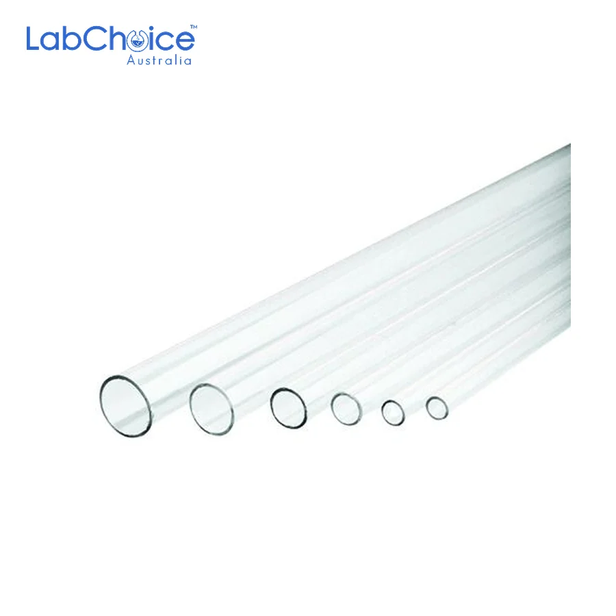 Soda Glass Tubing 50 cm Length 6 mm to 10 mm OD LabChoice Australia