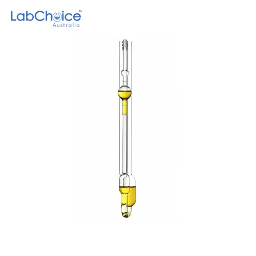 Viscometer, Ubbelohde Type 501-20 II, 10–100 mm²/s, Calibrated BORO 3.3 Glass - Image 1