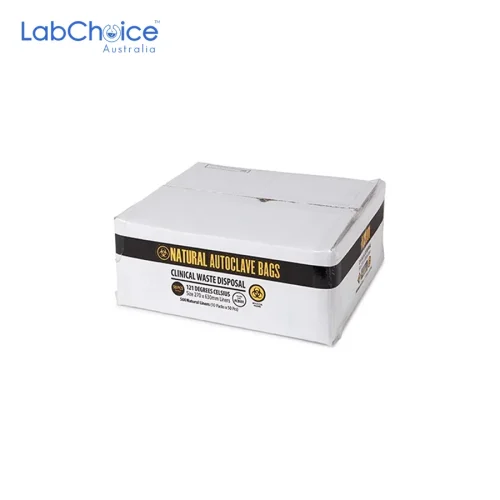 Autoclave Bags 121°C Natural Printed, 50 µm, Small, 630 x 270 mm, Pack of 50 / Ctn of 500 - Image 1