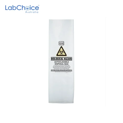 Autoclave Bags 131°C Natural Printed, 80 µm, Small, 630 x 270 mm, Pack of 25 / Ctn of 100 - Image 1