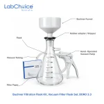 Buchner Filtration Flask Kit Vacuum Filter Flask Set BORO 3.3 LabChoice AU 1