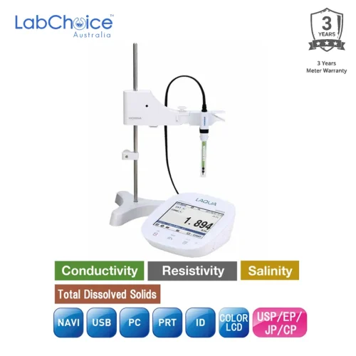 Conductivity Meter with Salinity, TDS and Temperature, Colour Touch Screen - Image 1