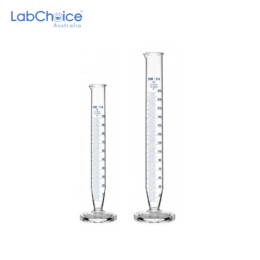 Crow Receiver Cylinder Class B with Round Base, BORO 3.3-LabChoice AU (1) Crow Receiver Cylinder Class B with Round Base BORO 3.3 LabChoice AU 1