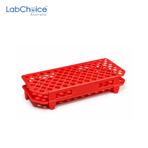 Folding Microcentrifuge Tube Rack, Polypropylene, 100-Place for 1.5 mL Tubes - Image 1