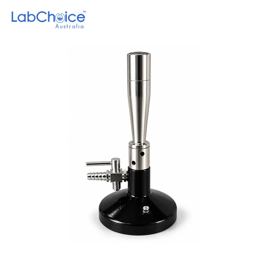 Meker Burner LPG with Stopcock LabChoice Australia 1