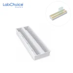 Microscope Slide Draining Tray ABS Holds 100 Slides LabChoice Australia