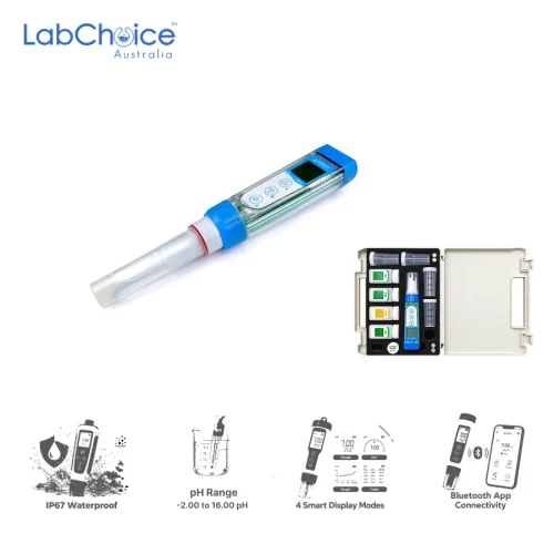 Smart Spear pH Tester Kit ZenTest® PH60S-Z for Food, Solid and Viscous Samples, -2.00 to 16.00 pH - Image 1