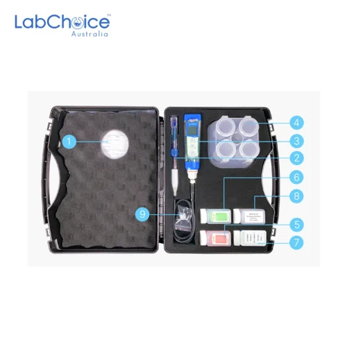Smart pH Tester Kit for Strong Acid and Hydrofluoric Acid Solutions with LabSen 835 ATC Electrode, -2.00 to 16.00 pH - Image 2
