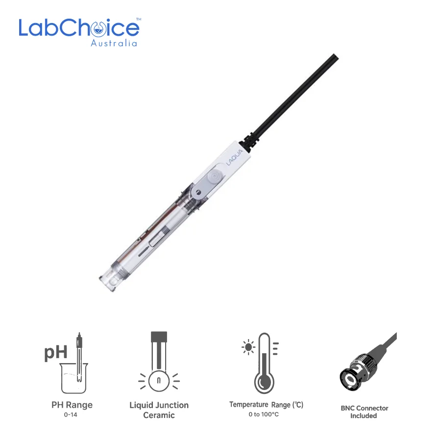 pH Electrode General Purpose Free Plastic Body 1 m Cable LabChoice AU