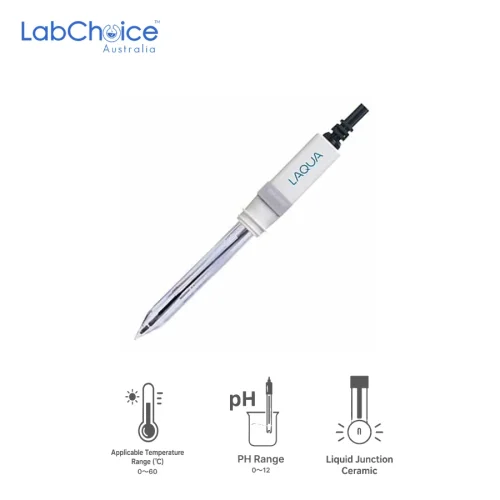 pH Electrode Needle Type Glass, 3-in-1 Glass Body, 1 m Cable pH Electrode Needle Type Glass, 3-in-1 Glass Body, 1 m Cable - Image 1