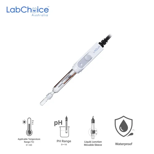 pH Electrode Sleeve ToupH Glass, 3-in-1 Glass Body, 1 m Cable - Image 1