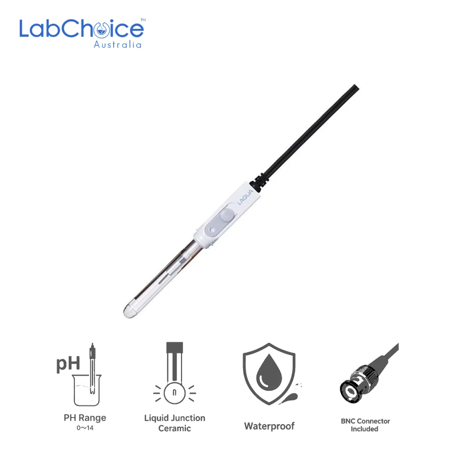 pH Electrode ToupH Standard Free Plastic Body 1 m Cable LabChoice AU