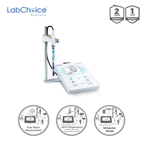 pH Meter Kit PH700-PW Benchtop for Pure Water and Low Ionic Strength Solutions, 0 to 14.00 pH - Image 1
