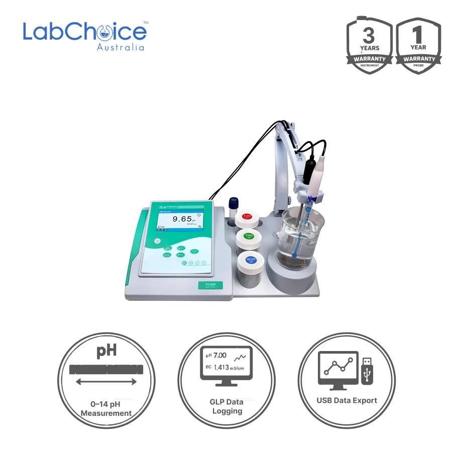 pH Meter Kit PH950 Benchtop -LabChoice AU (4) pH Meter Kit PH950 Benchtop LabChoice AU 4