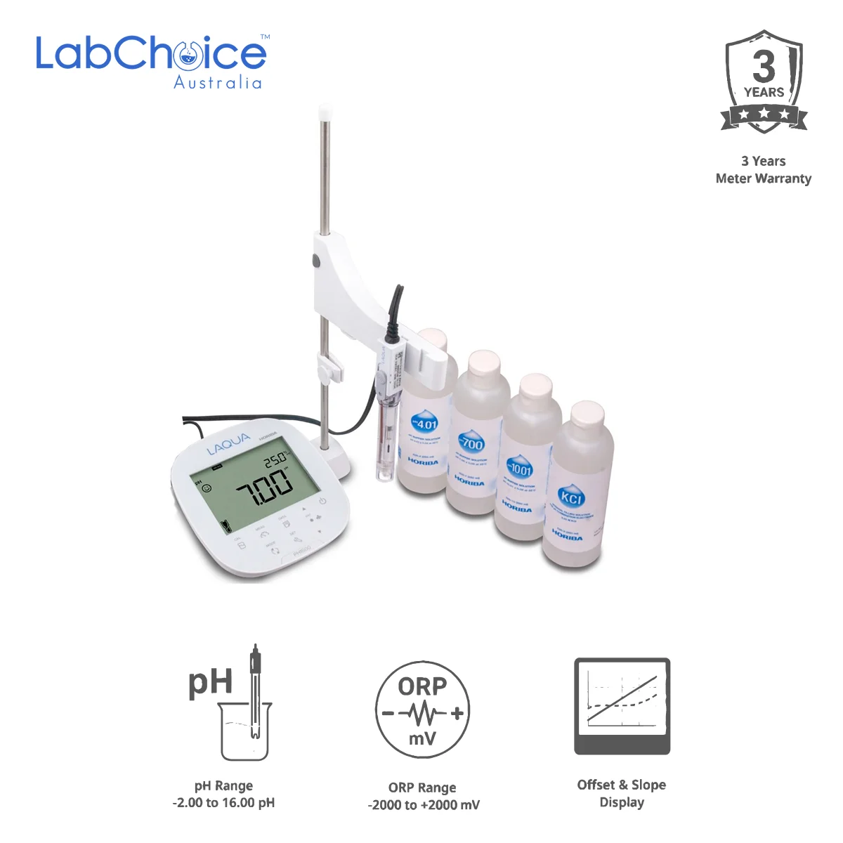 pH Meter Kit with ORP and Temperature LabChoice AU