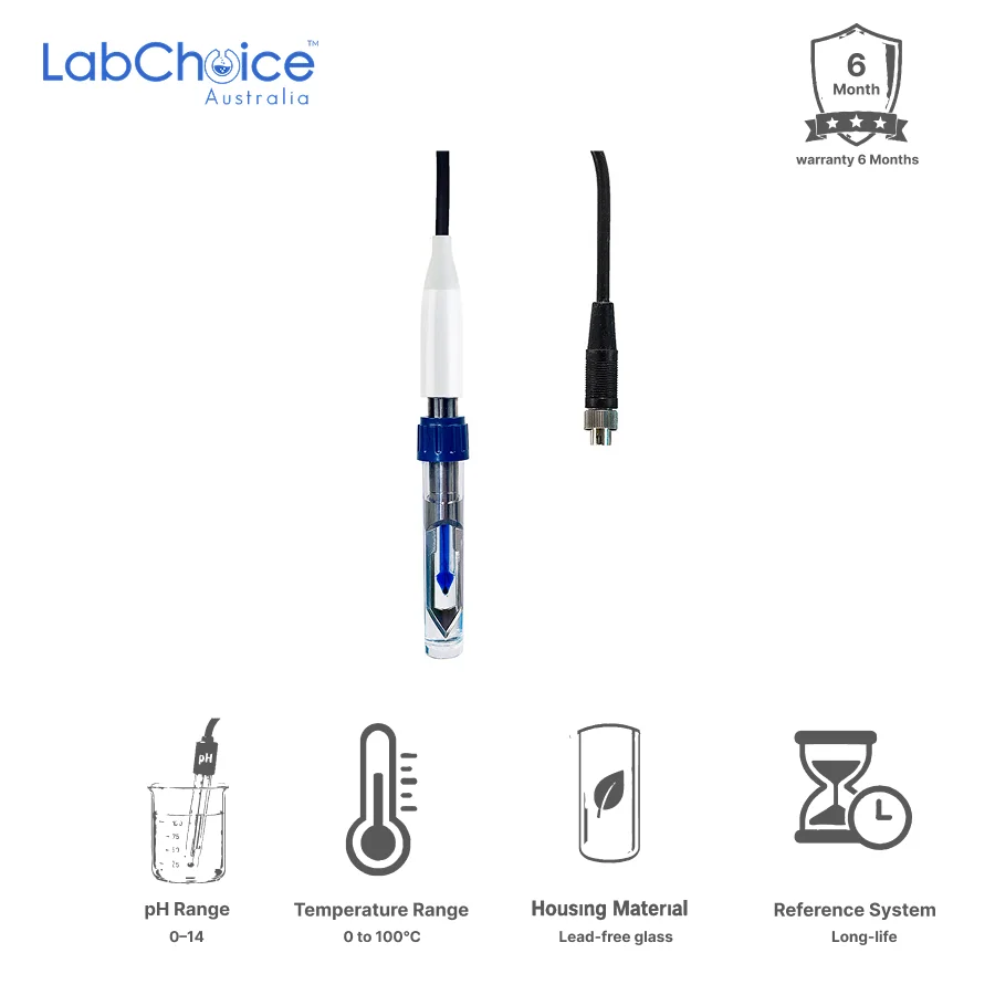 pHTemp Electrode for Raw and Frozen Meat- LabChoice AU pHTemp Electrode for Raw and Frozen Meat LabChoice AU