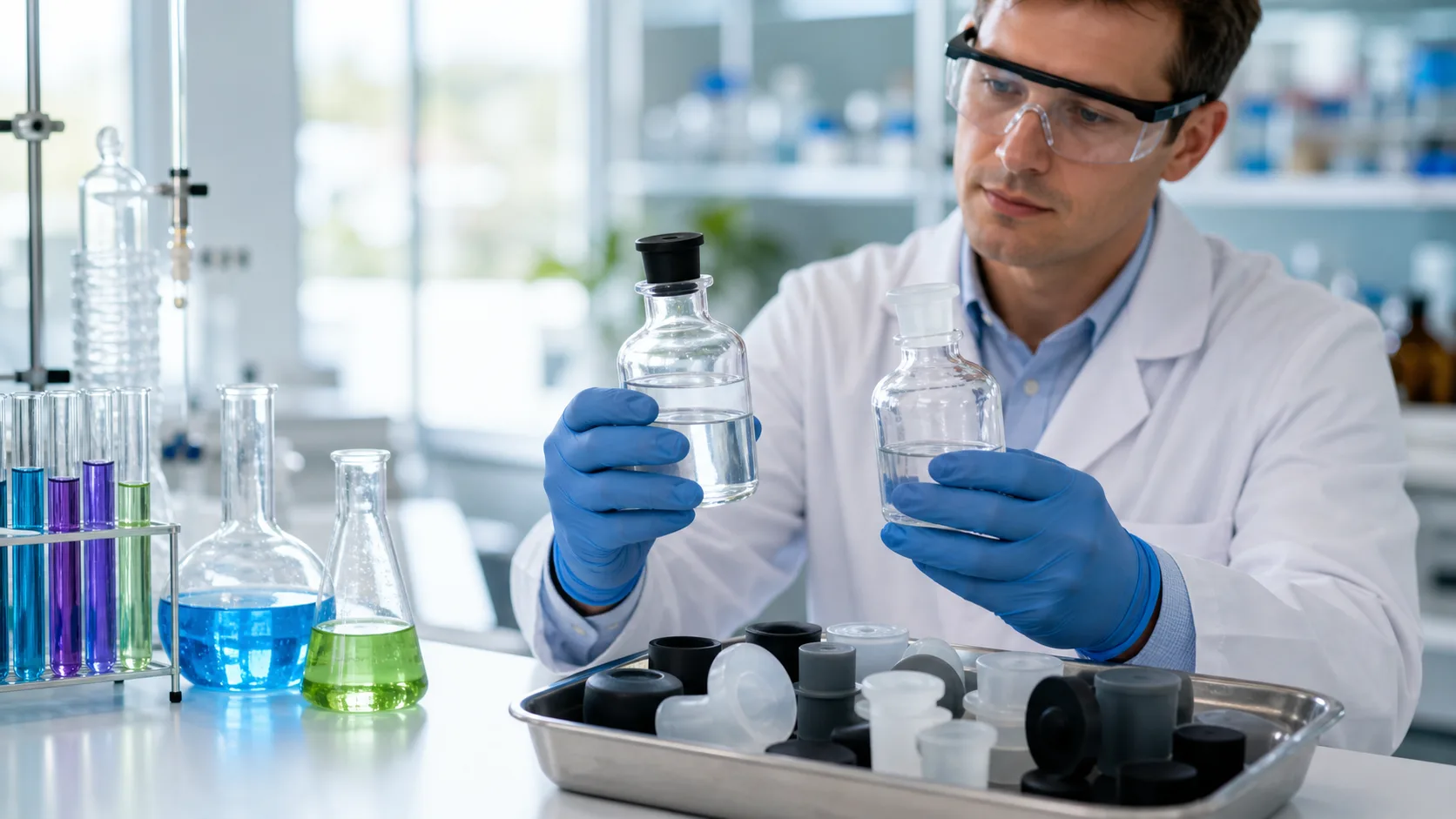Rubber Vs Silicone Stoppers: Matching Closures to Chemicals