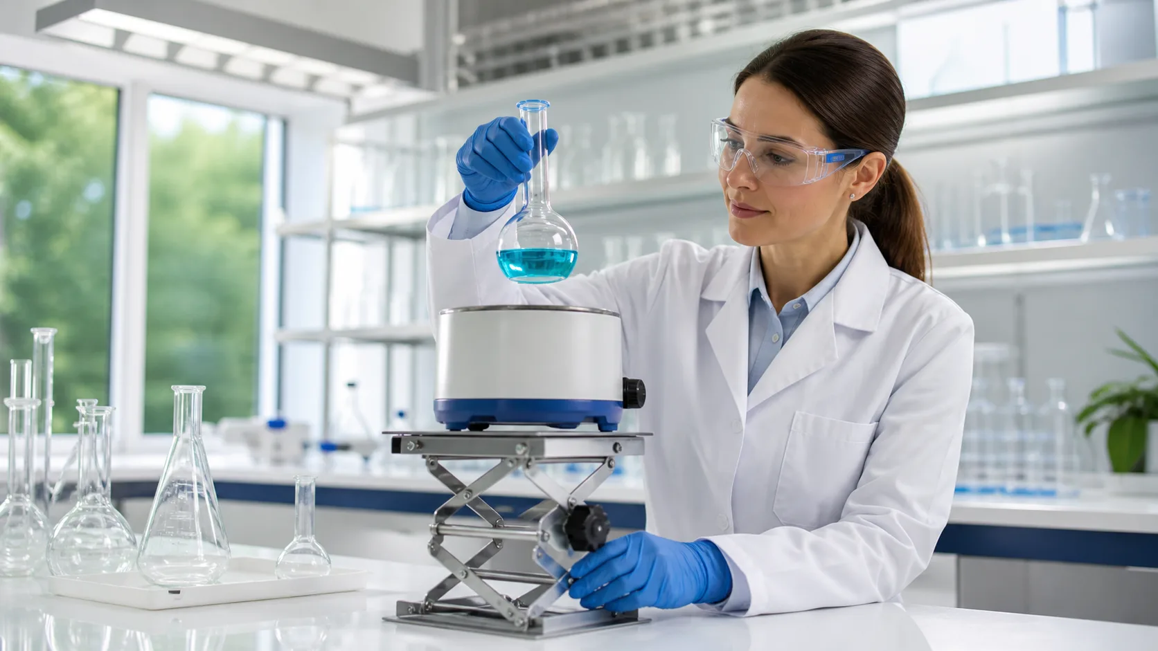 When an Adjustable Laboratory Jack Is Essential for Safe Heating