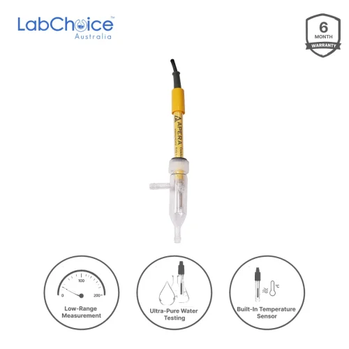 Conductivity/Temperature Electrode DJS-0.1-S Low-Range, 8-Pin Connector - Image 1