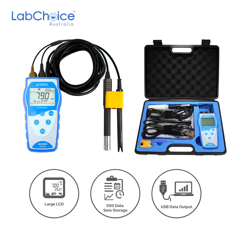 Dissolved Oxygen Meter Kit DO8500 LabChoice AU