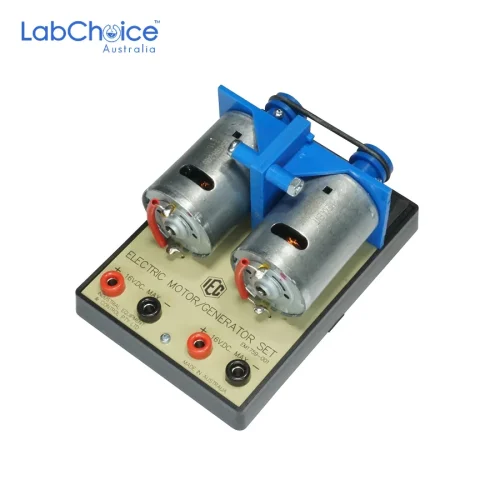 Motor / Generator Set with Belt Drive for Energy Conversion Experiments Motor / Generator Set with Belt Drive for Energy Conversion Experiments - Image 1