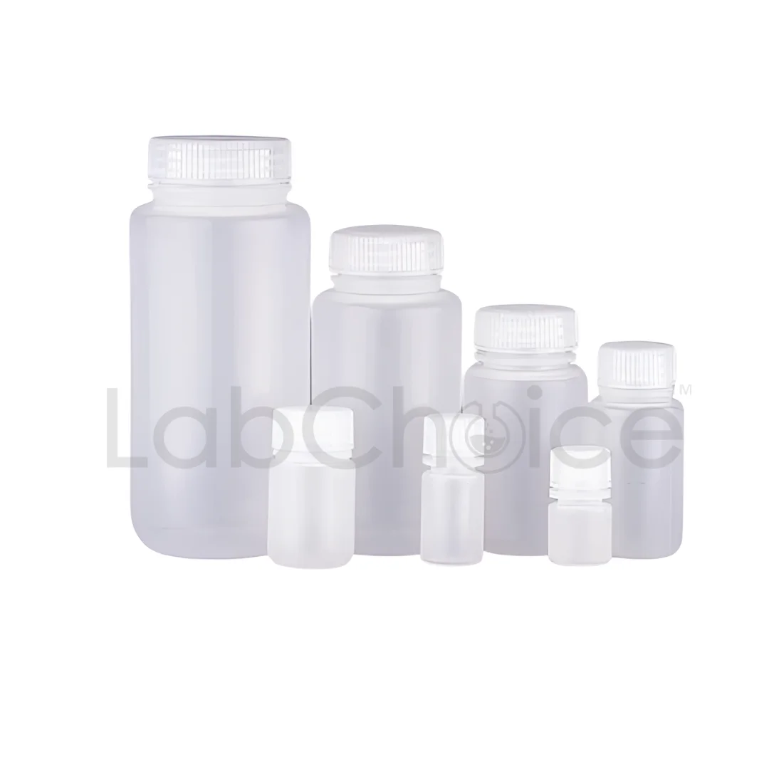 Reagent Bottle Wide Mouth HDPE – Chemical storage container by LabChoice Australia